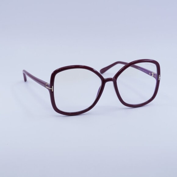 🕶️ New Tom Ford FT5845-B 074 Eyeglasses - Bordeaux Frame - Picture 3 of 9